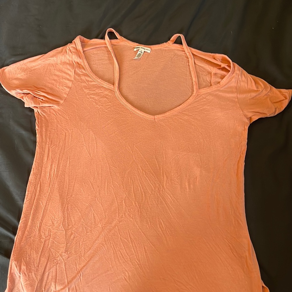 Victoria’s Secret PINK cold shoulder athletic tee